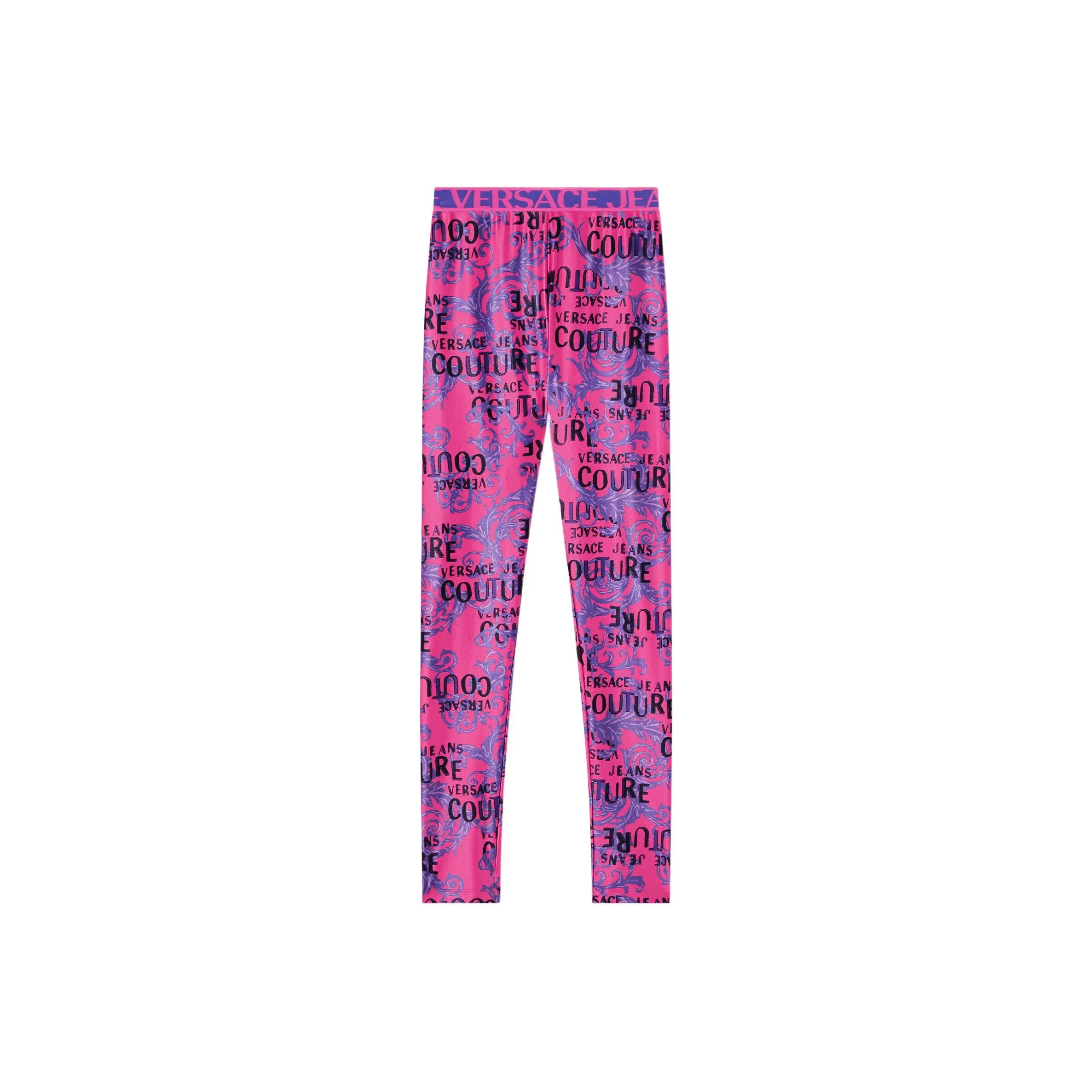 Missguided Brassière di jeans con nodo rosa in coordinato SS23 Leggings Women's Pink