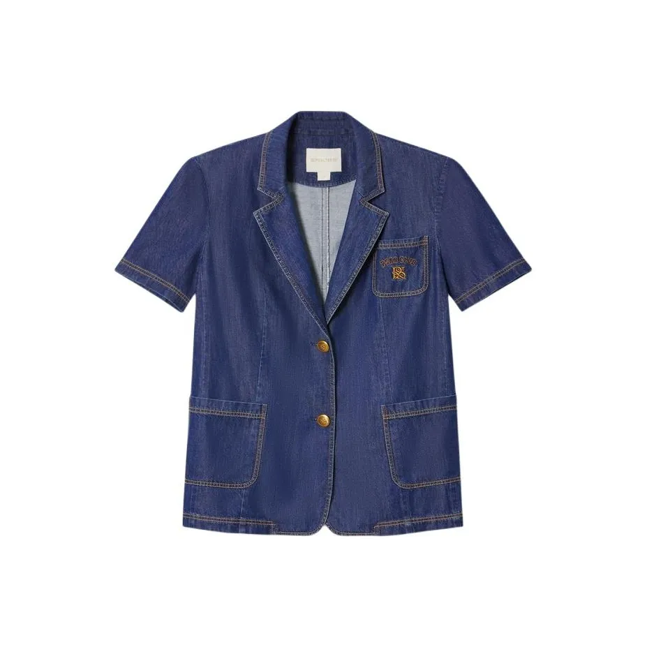 PSALTER Бизнес-костюм женский темно-синий