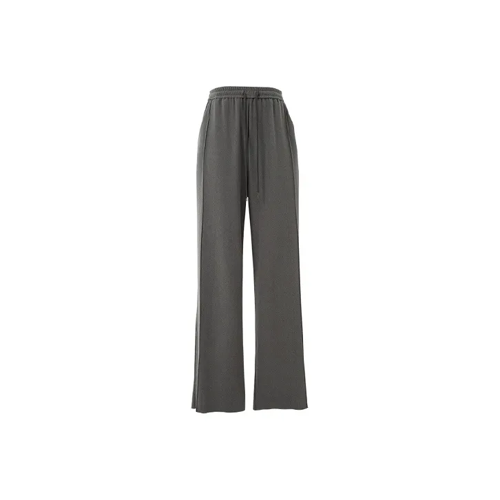 SOON FLOWER Повседневные брюки Женские Светло-серые