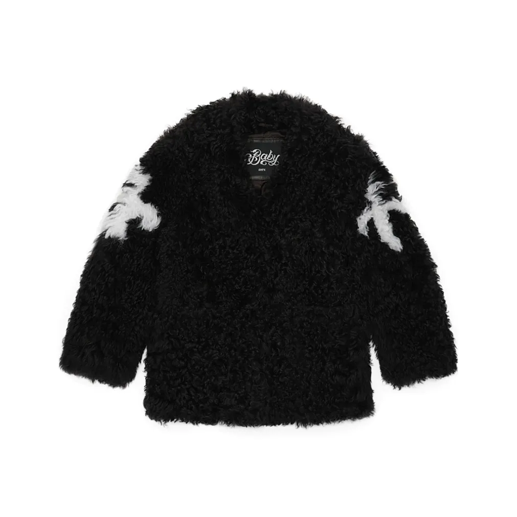 SMFK Velvet-feel Coat Women's Midnight Black