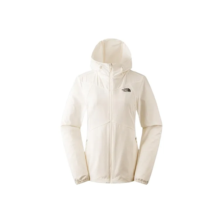 THE NORTH FACE City Outdoor Collection Breathable Windproof UV Protection Sun Protection Clothing Women's Ecru