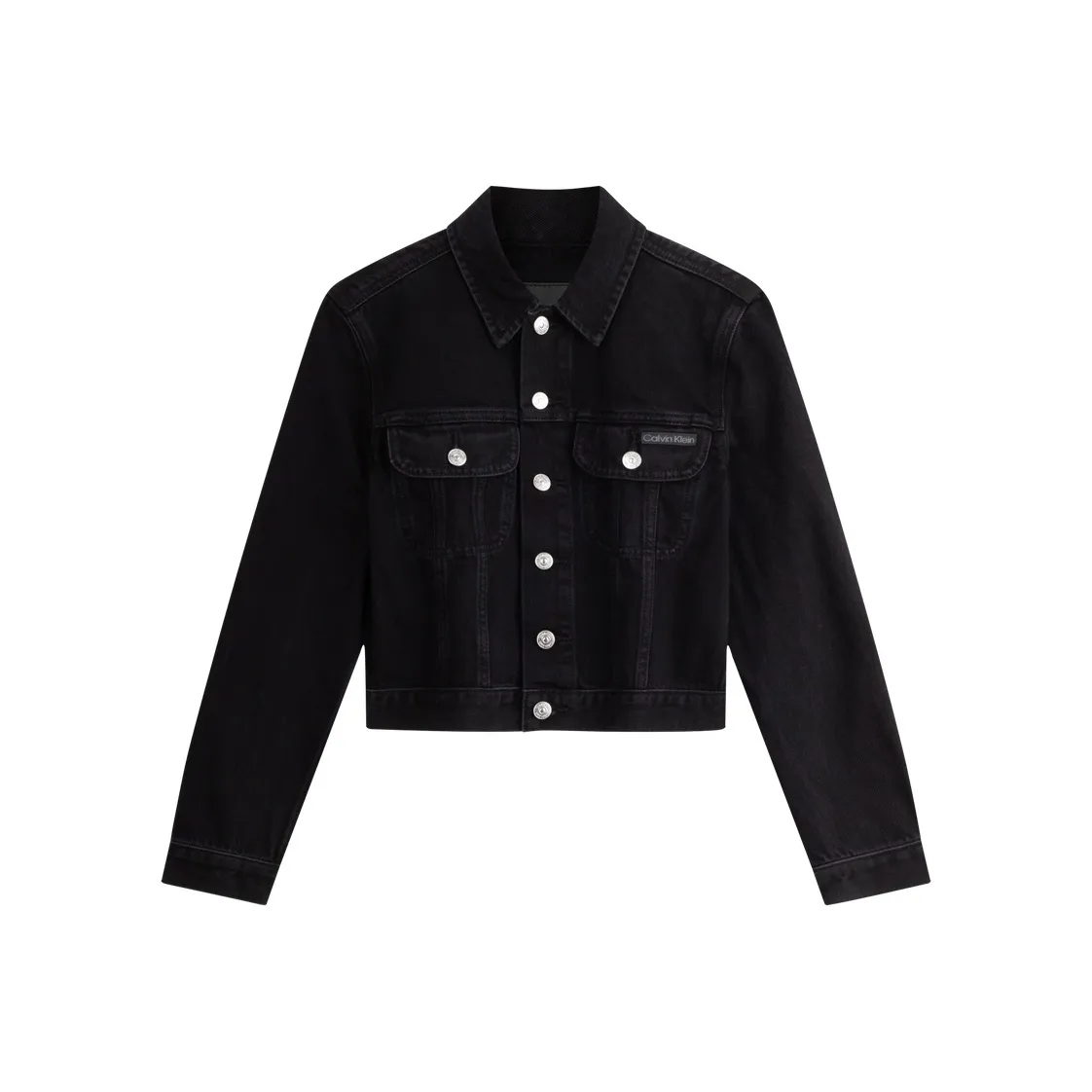 CALVIN KLEIN Denim Jacket Women's Black