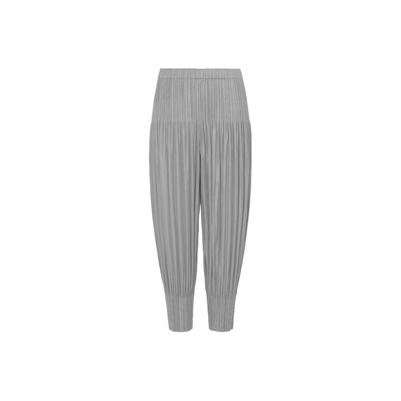 PLEATS PLEASE ISSEY MIYAKE SS22 Casual Pants Women's Light Gray