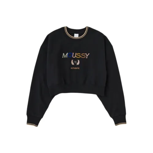 MOUSSY Черный Женские Свитшоты