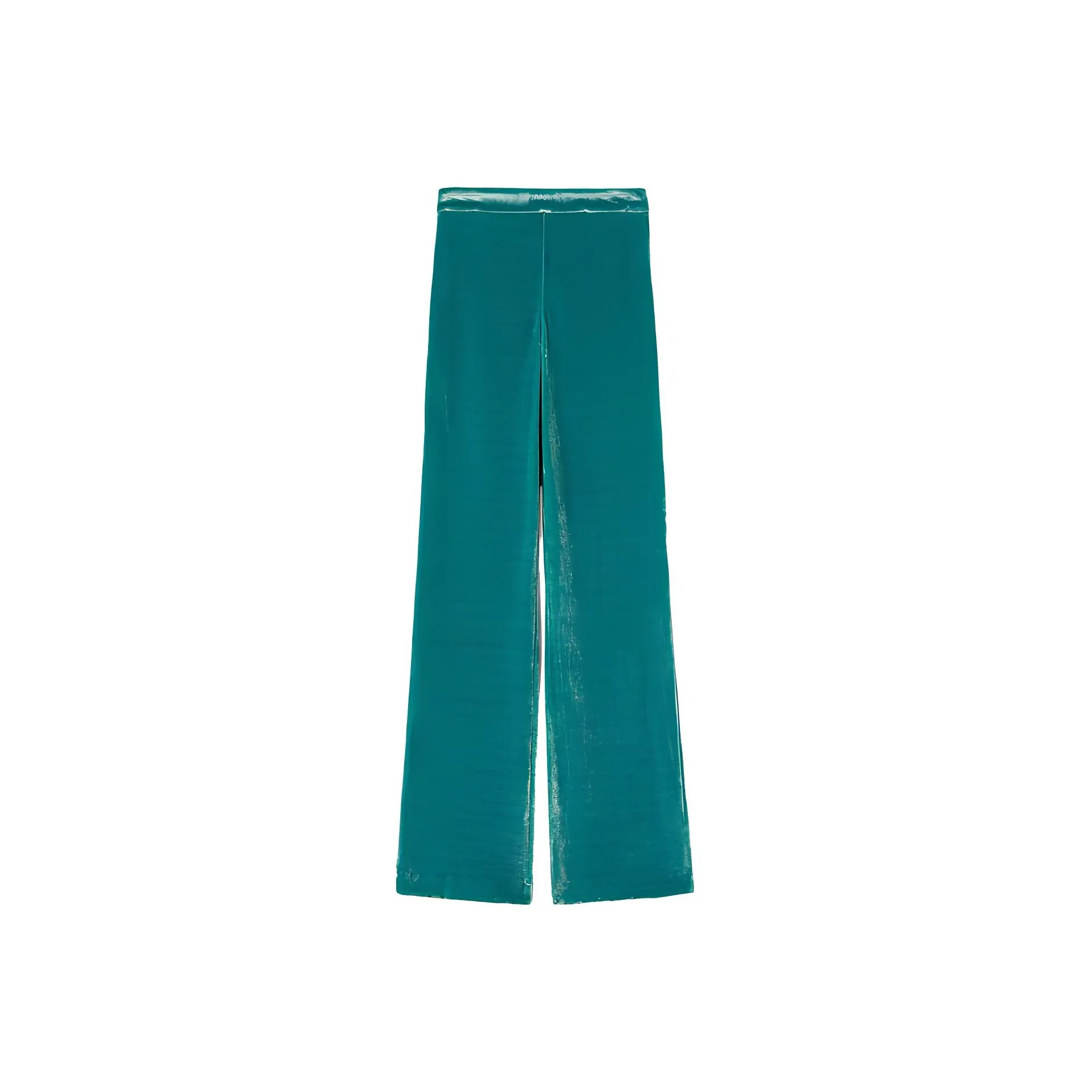 JIL SANDER Mid Waisted Velvet Trousers