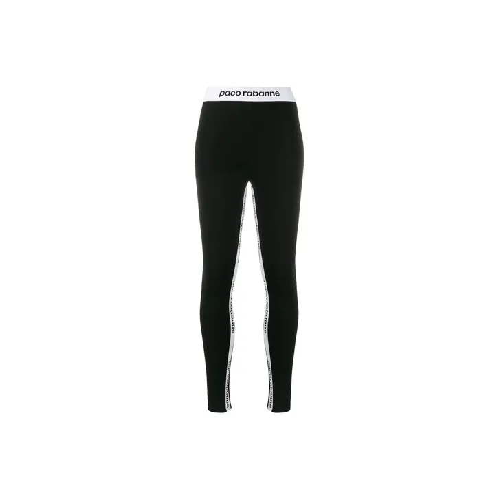 Paco Rabanne Logo Waistband Leggings