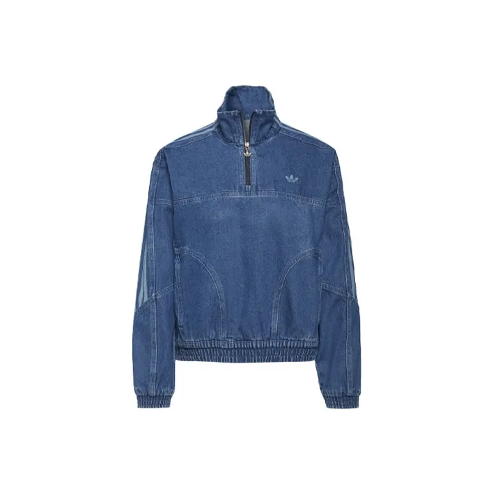 Adidas Originals Denim Jackets Women
s Blue