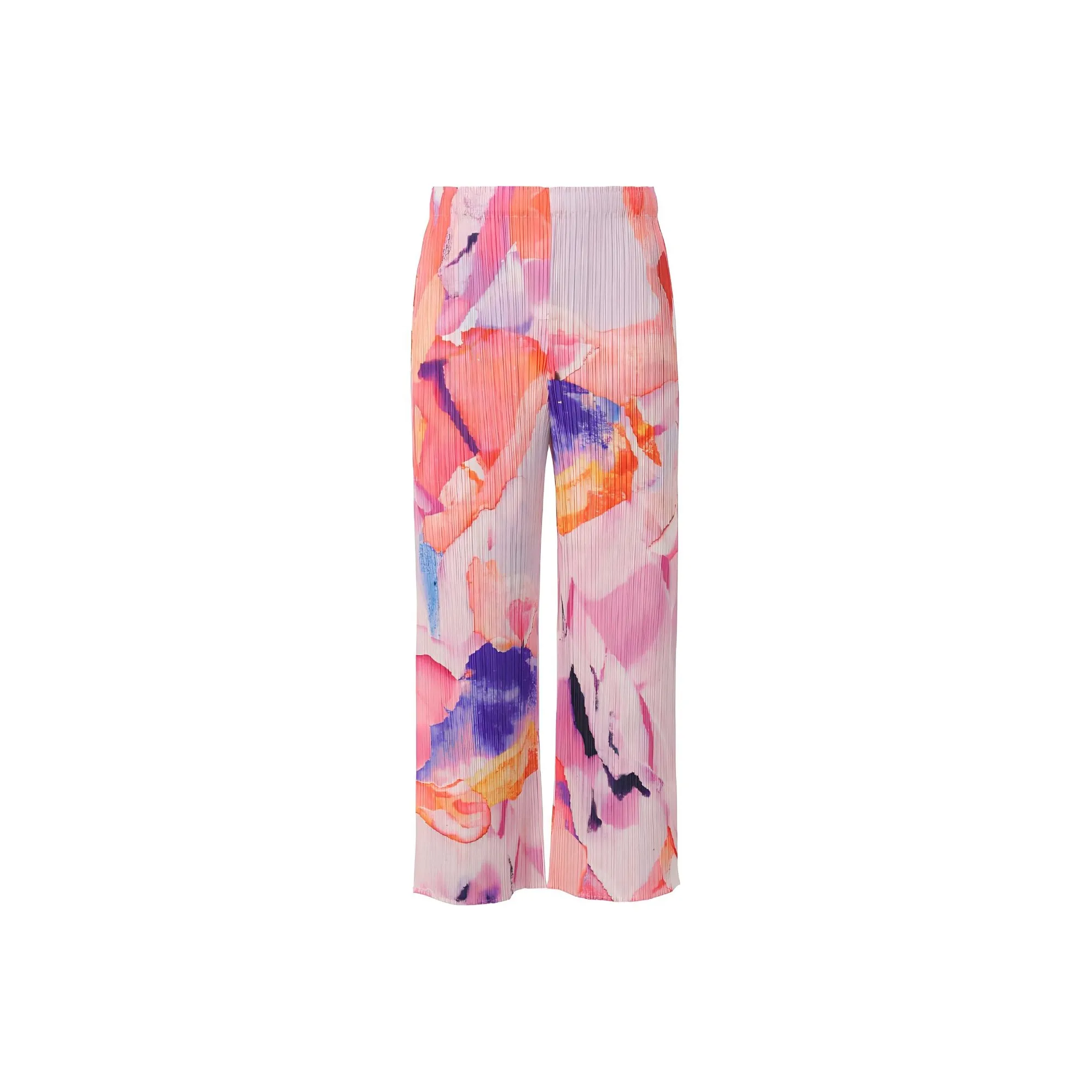 PLEATS PLEASE ISSEY MIYAKE Knitted Sweatpants Women's Pink