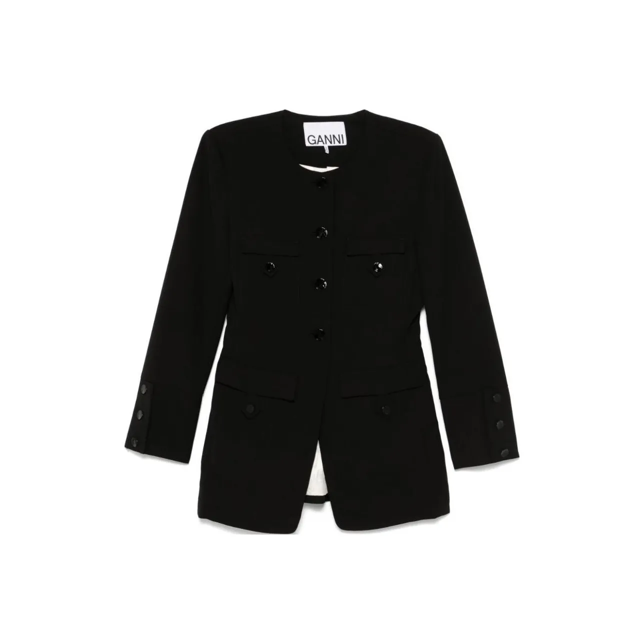 GANNI Suiting Fitted Blazer