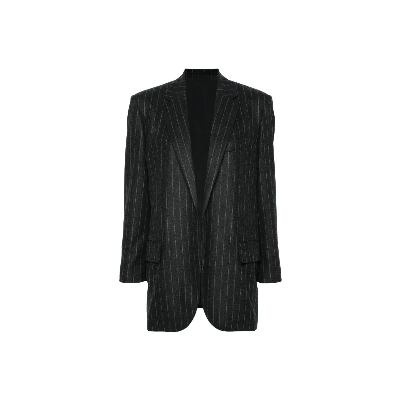 Brunello Cucinelli Pinstripe Single Breasted Blazer