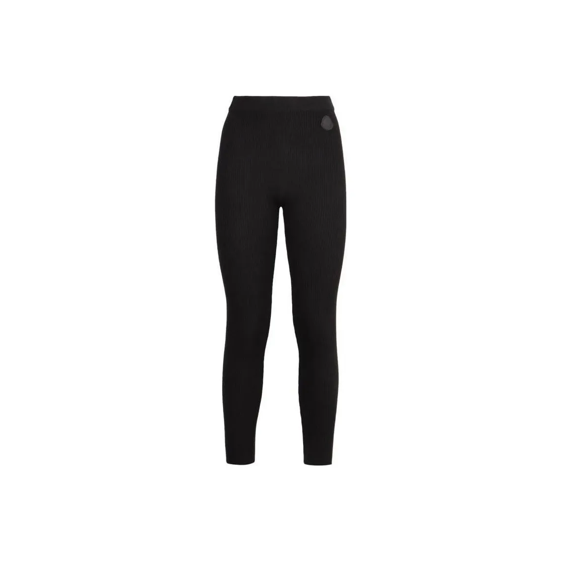Moncler Logo Patch Ribbed Leggings