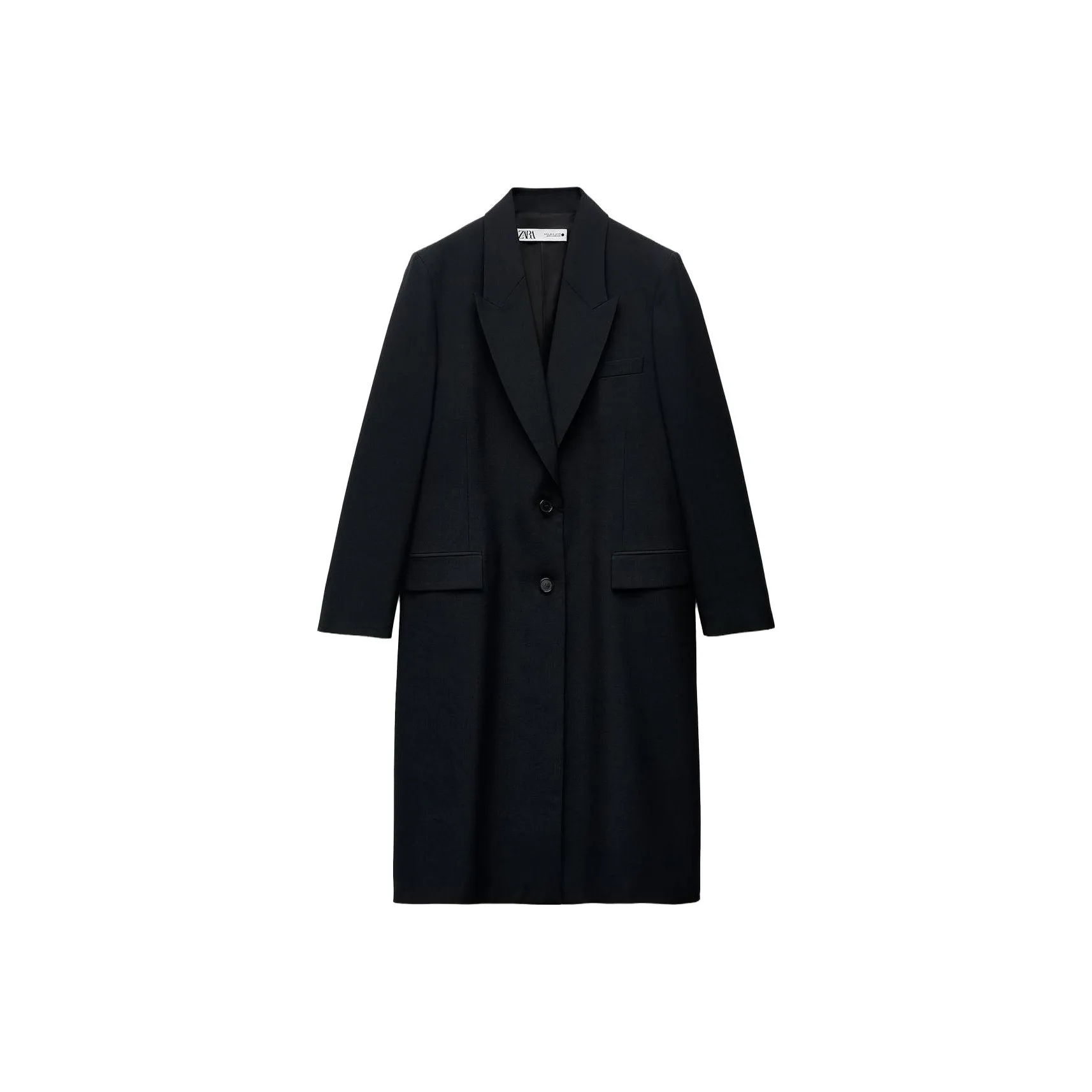 ZARA Coats Women's Sea Blue