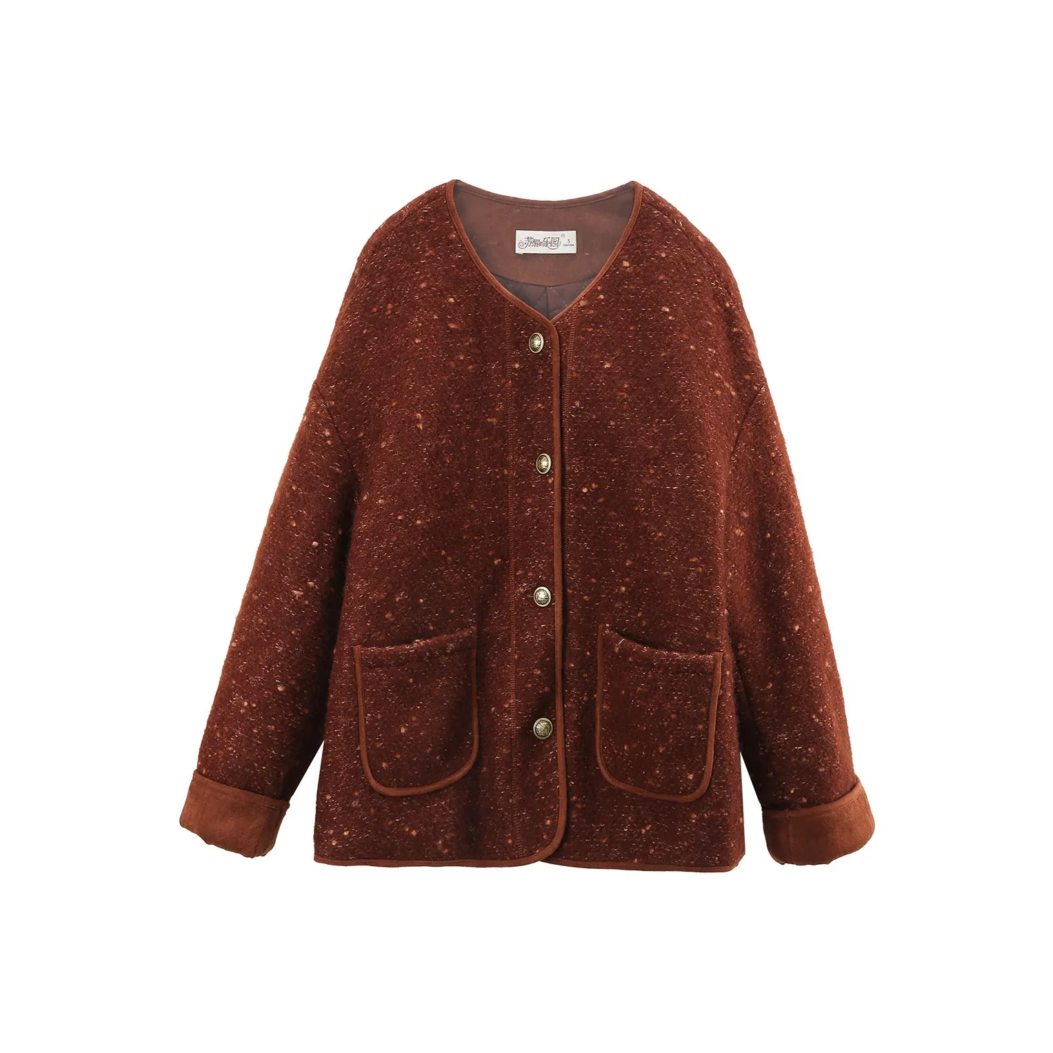 A Paradise For Awakening Coat Women's Burgundy
