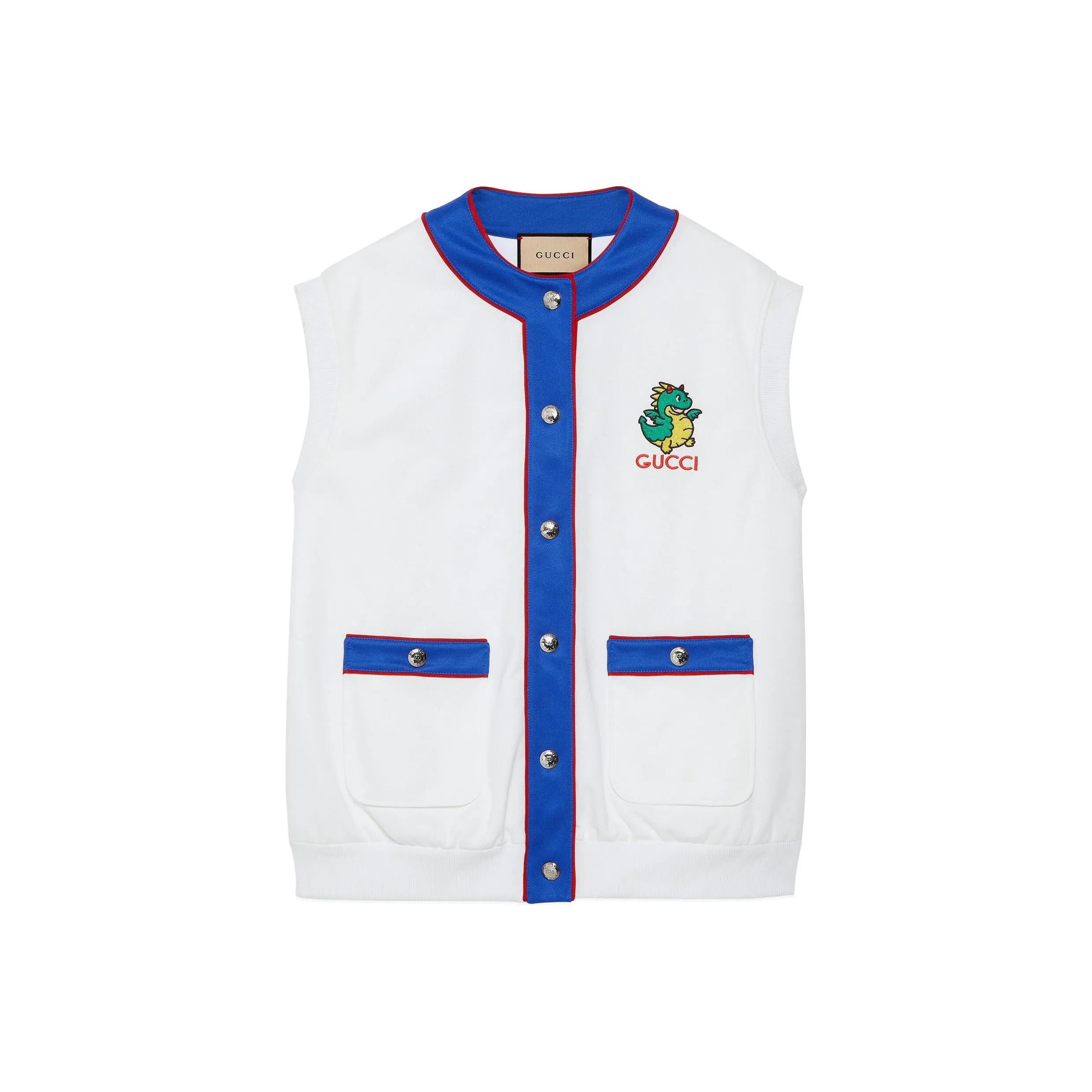 GUCCI Chinese New Year SS24 Жилет Женские Экрю