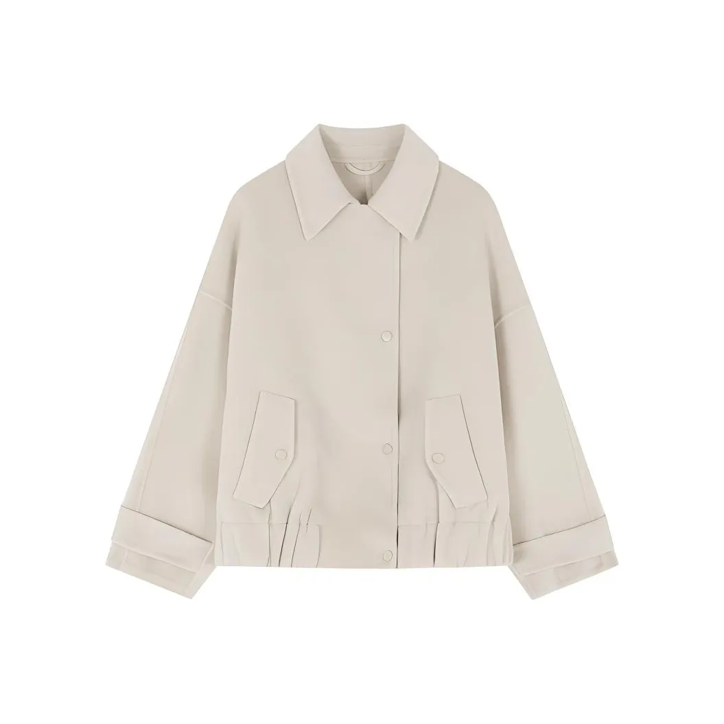 IHIMI Экрю Женское Пальто