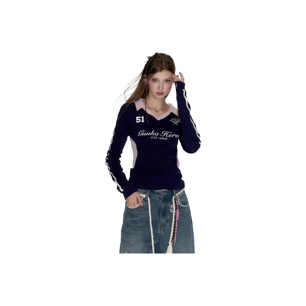 Guuka Hero Свитшот Женский Темно-Синий