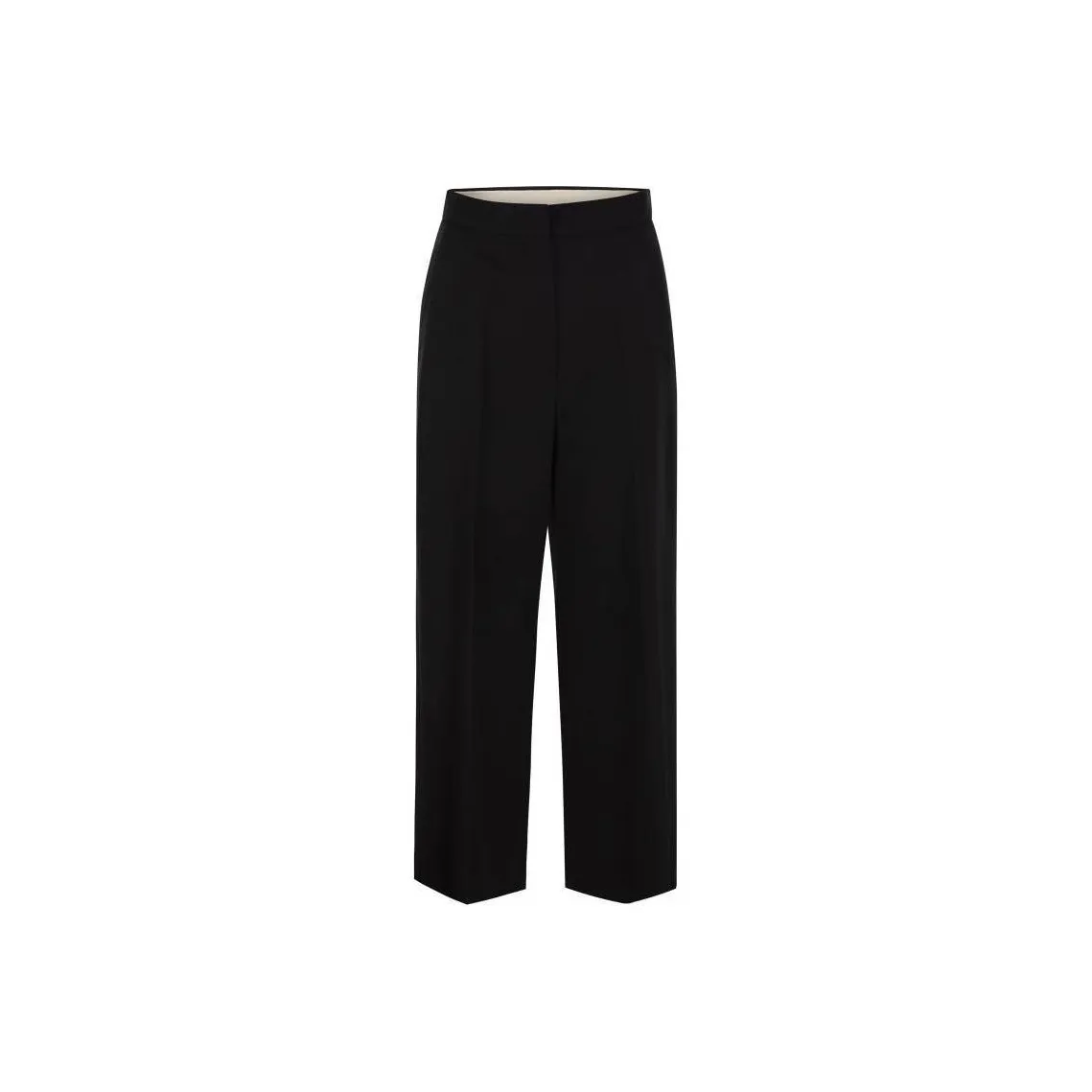 Max Mara Studio Burano Cropped Wide Leg Trousers