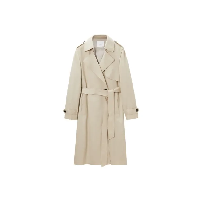 OVV FW23 Тренчкот Женский Овсяный