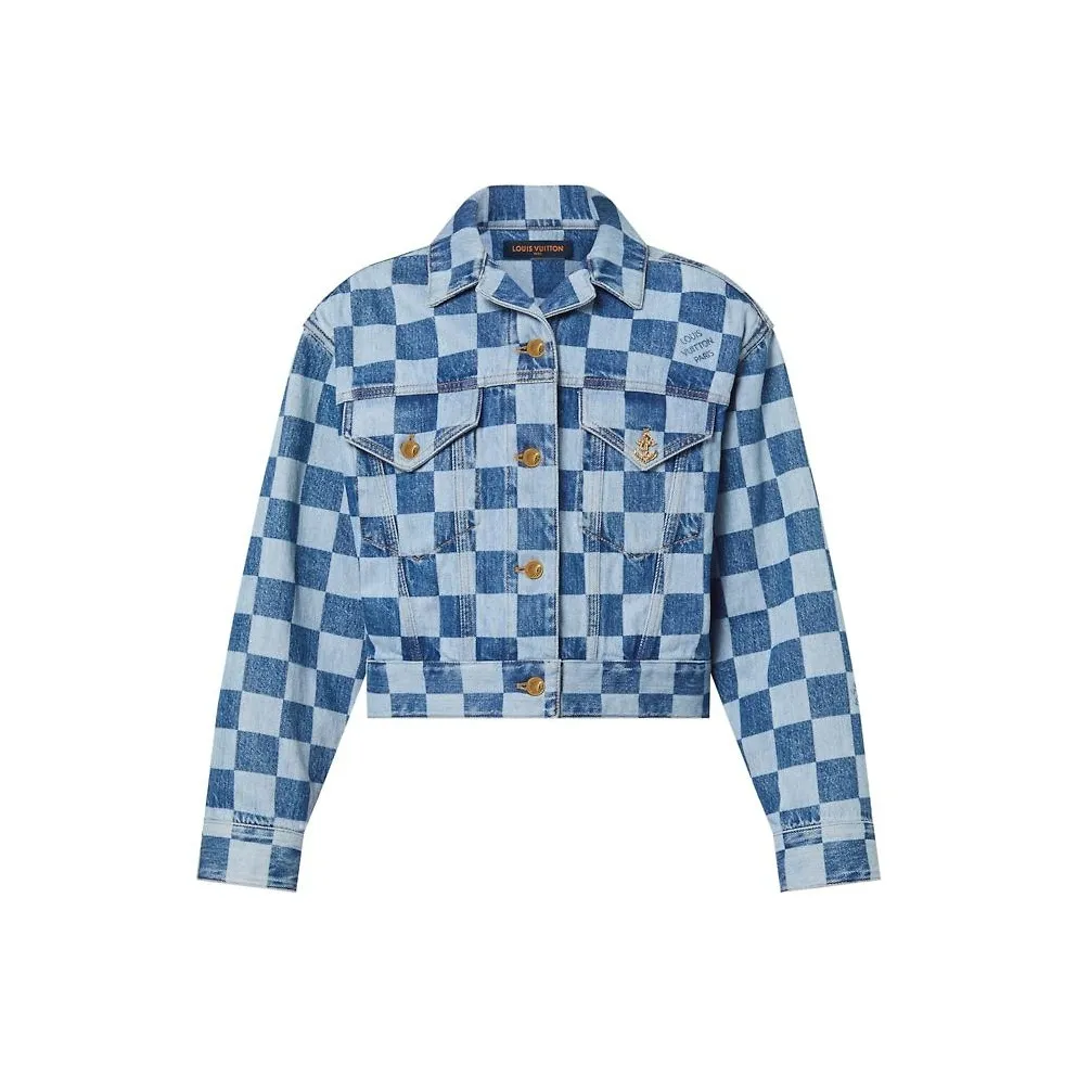 LOUIS VUITTON Damier Denim Jacket