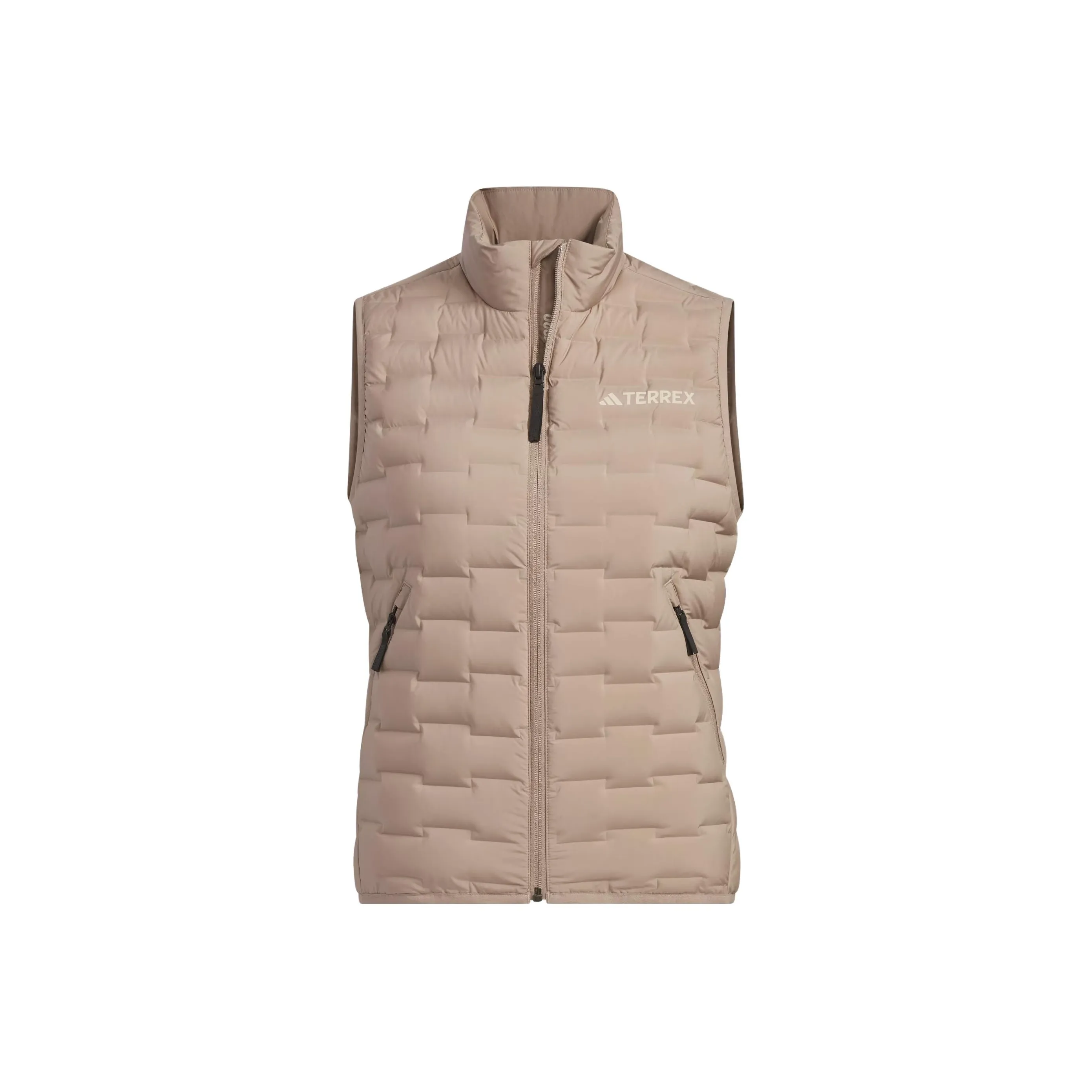 Adidas Розовый Коричневый Женский Пуховый жилет