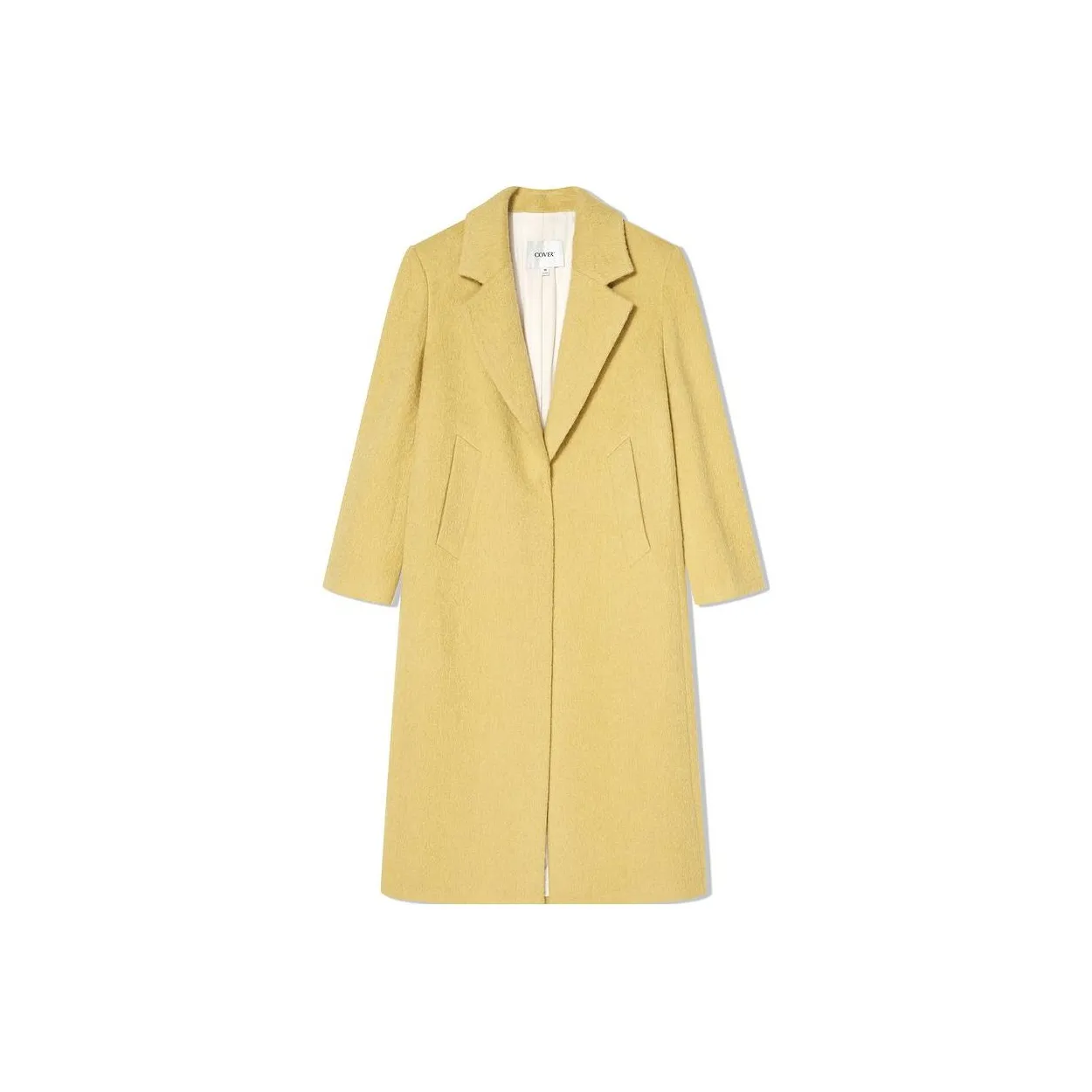 COVERINS Coat Women's Light Yellow Green