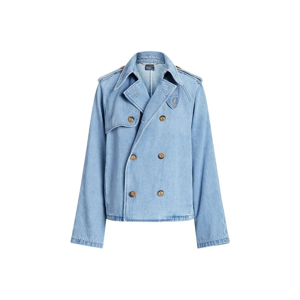 Polo Ralph Lauren SS23 Denim Jacket Women's Marine Blue