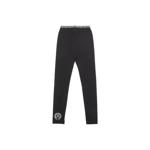 Chrome Hearts Черные Женские Леггинсы