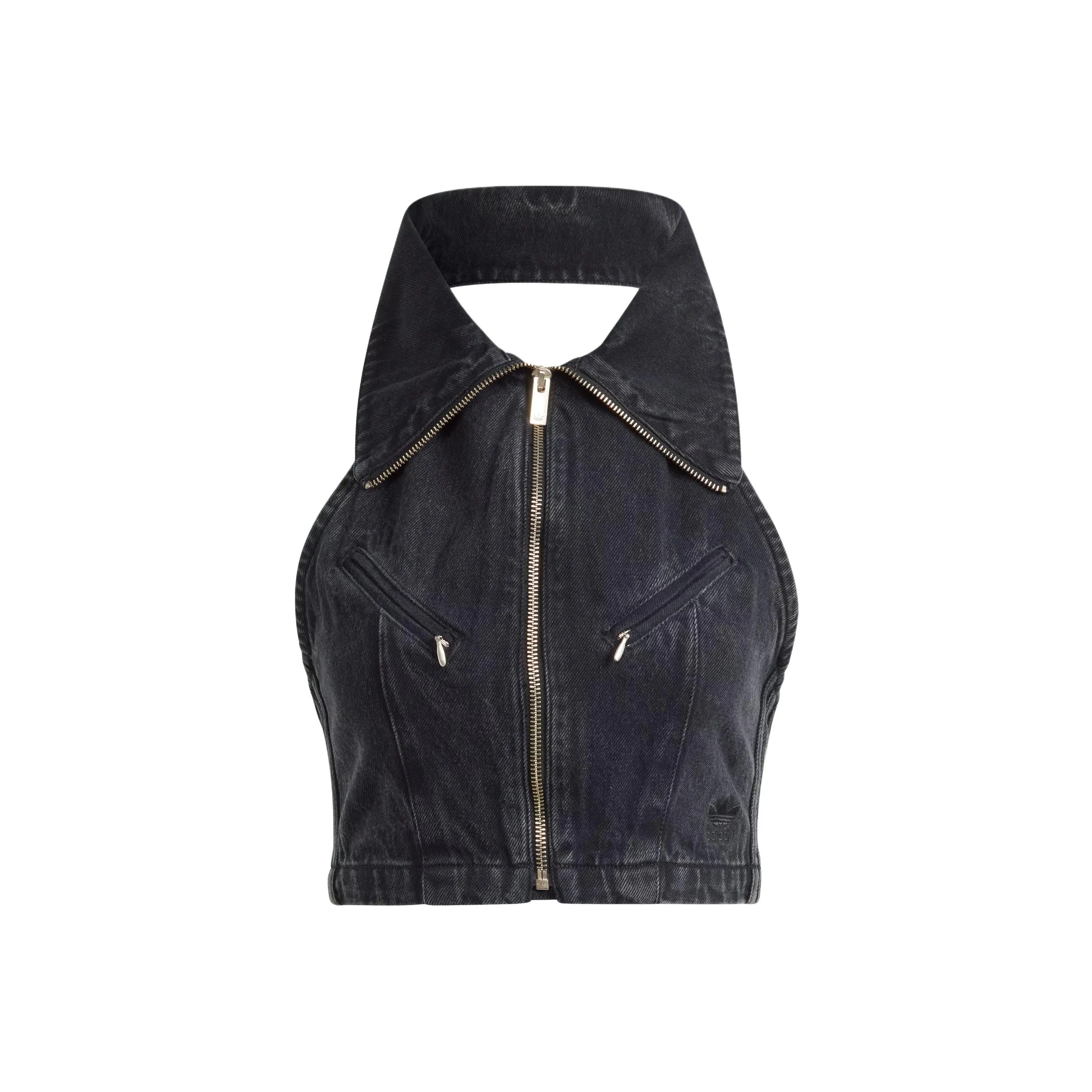 Adidas Originals Fashion Montreal Denim Cropped Vest