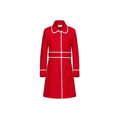 RED VALENTINO Женское красное пальто