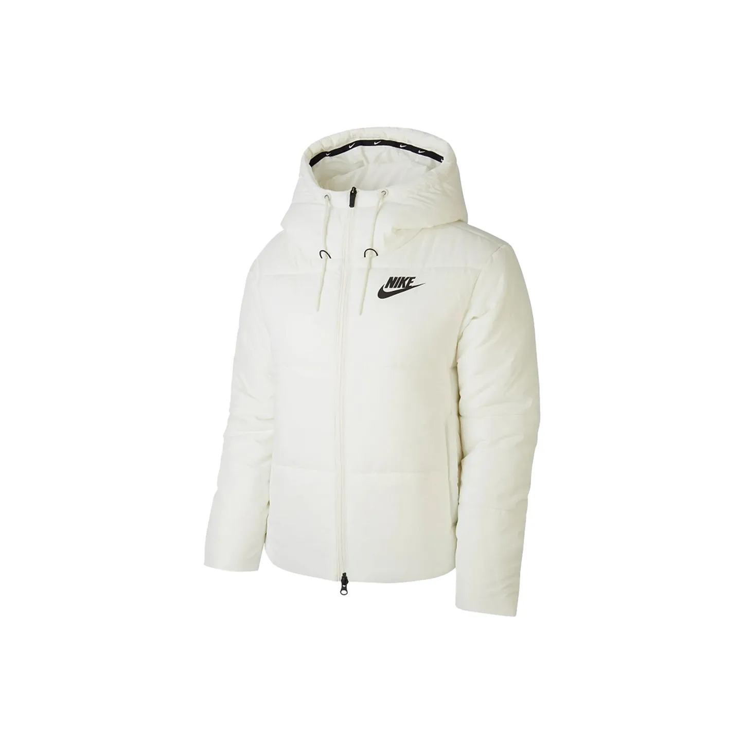 NIKE Белые Женские Объёмные Куртки (Пуфы)