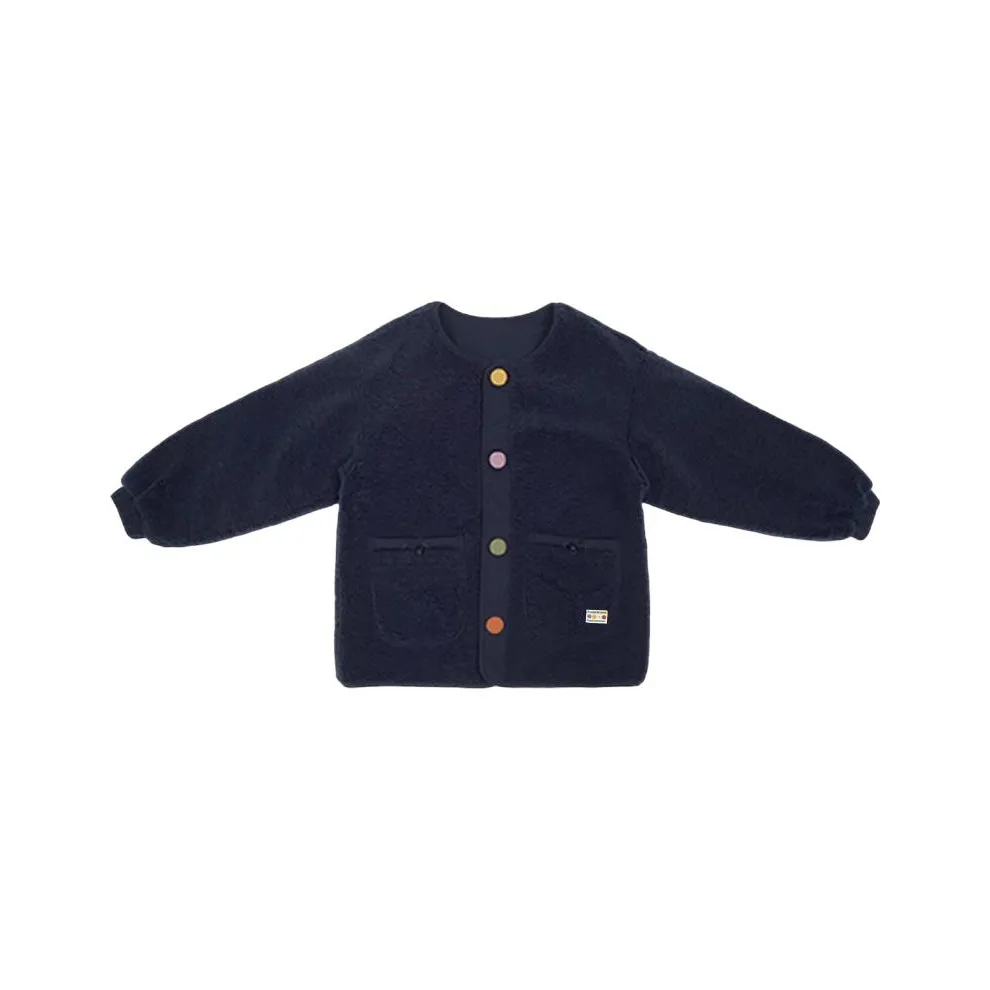 Cloud Factory Velvet feel Coat Women's Navy Blue