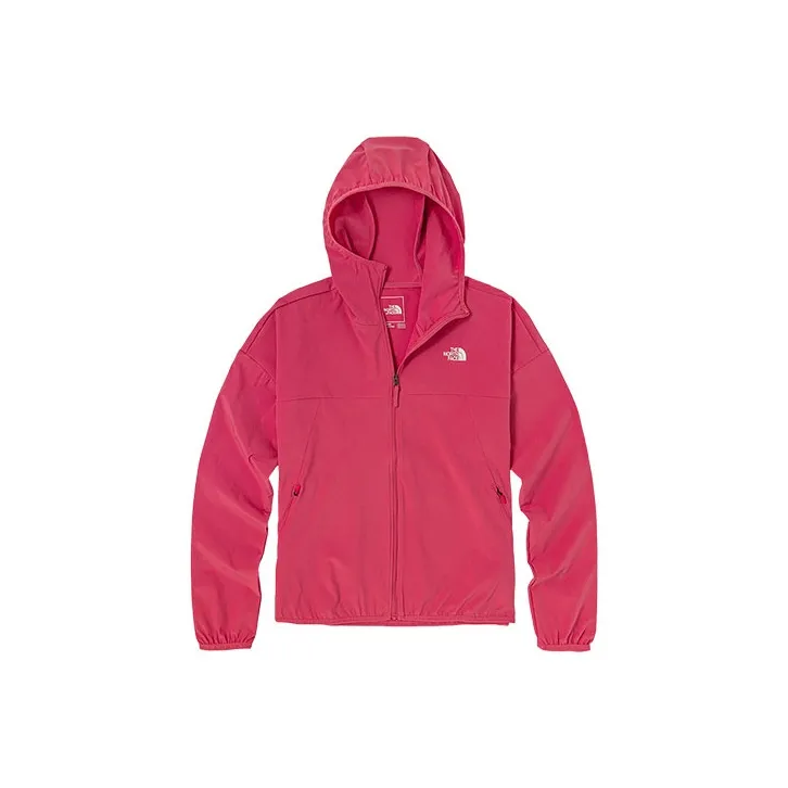 THE NORTH FACE Breathable, Waterproof, And UV Protection Sun Protection Clothing Women's Rose Red