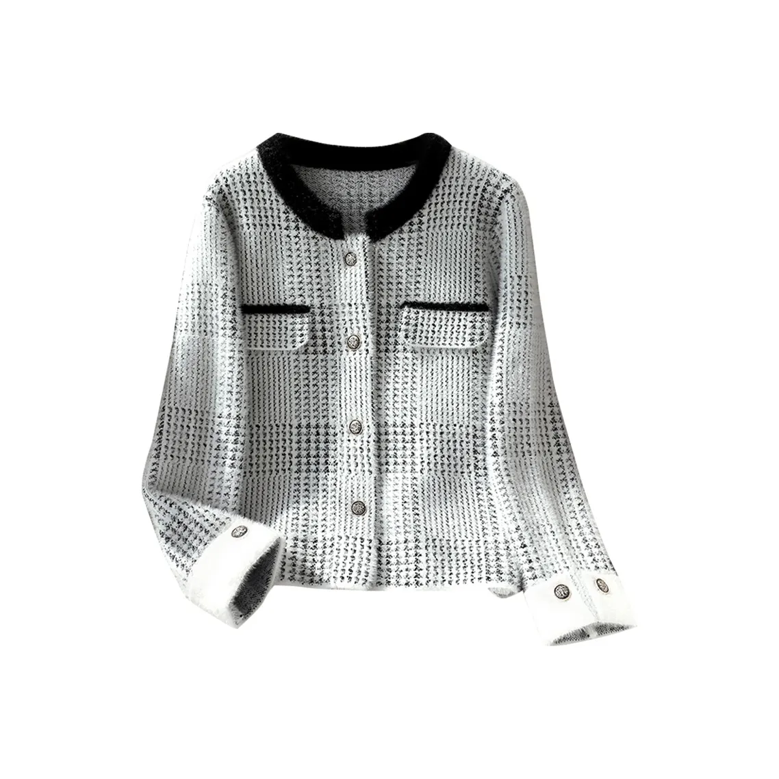 Cypress House Укороченная Куртка Женская Белая Основа Гусиная Лапка