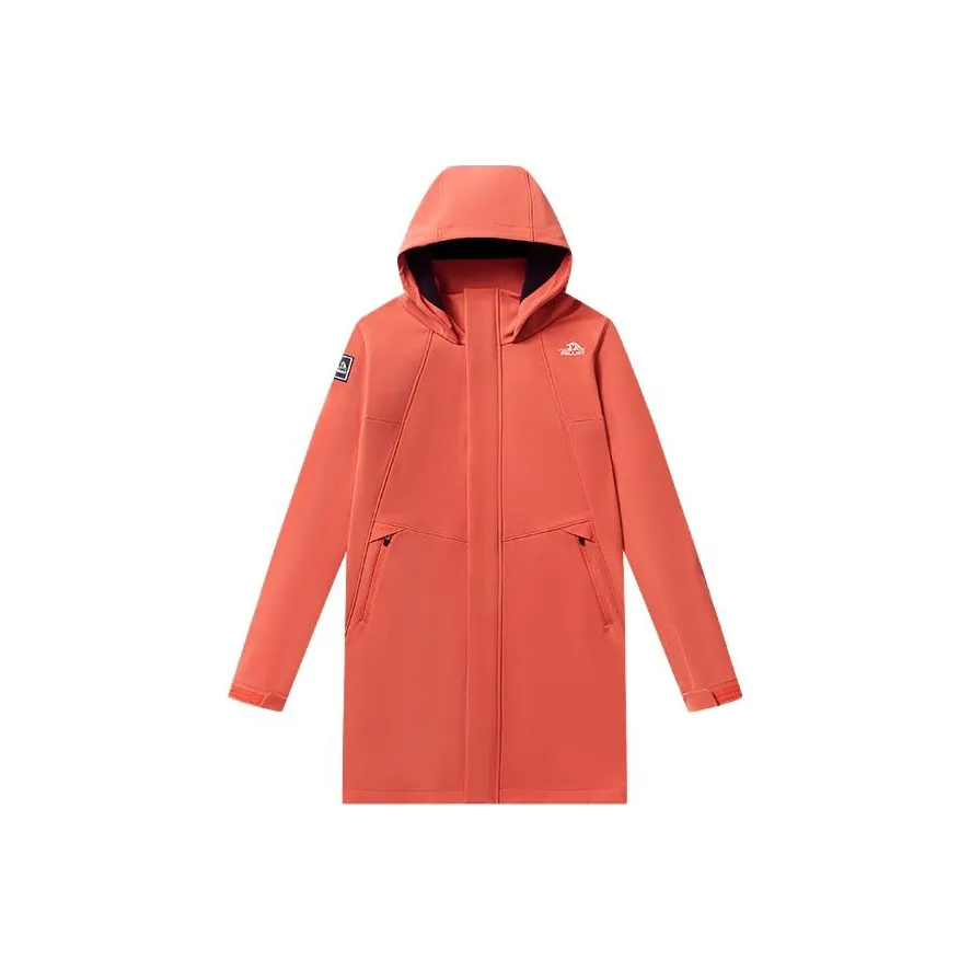 PELLIOT Waterproof And Windproof Mid Length Windbreaker Jacket Women's