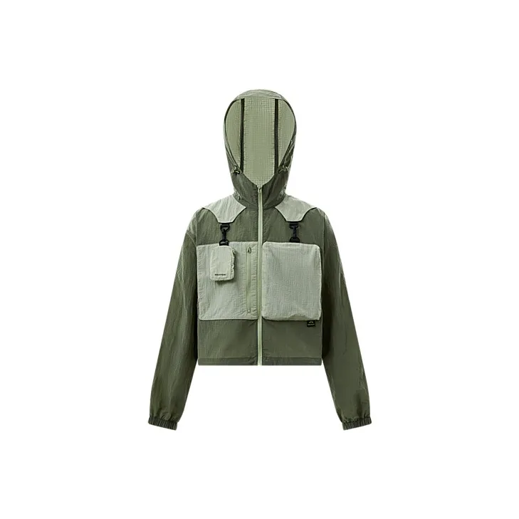 BOSIDENG Camping Sun Protection Clothing Women's Jade Green/Olive Gray Green 401 L