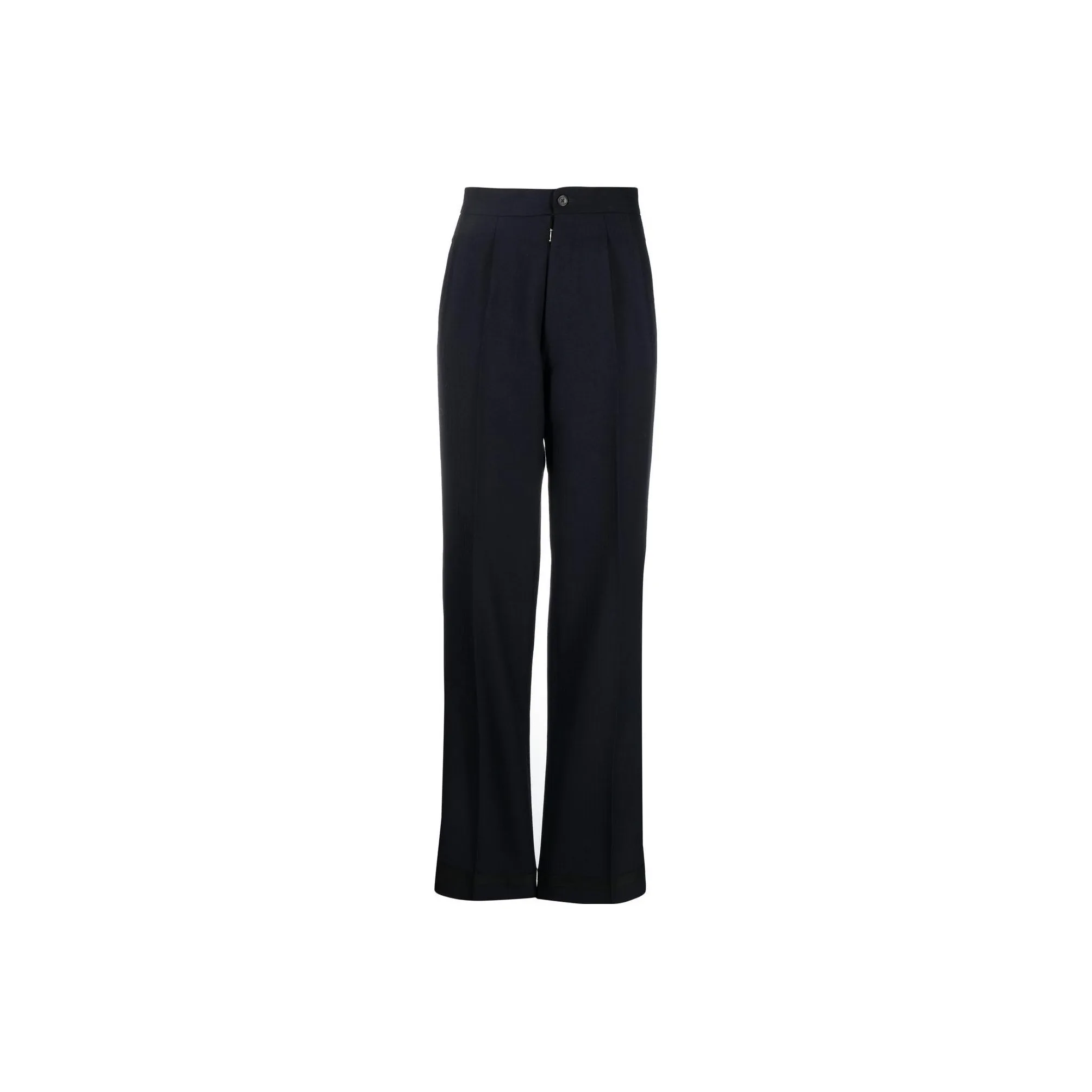 Maison Margiela High-Waist Pressed Crease Trousers