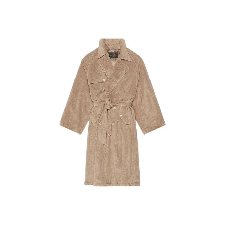 Balenciaga Tie Waisted Midi Coat