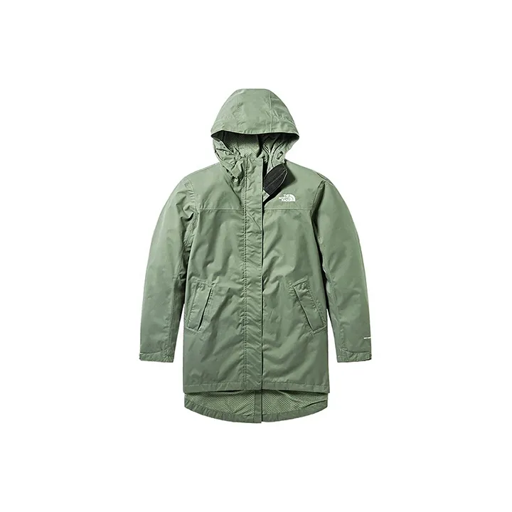 THE NORTH FACE Windbreaker Jackets Women's Green