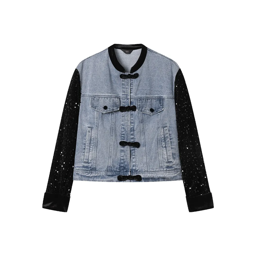 LOUISY AO Denim Jacket Women's Blue LOUISY AO Деним Куртка Женская Синяя