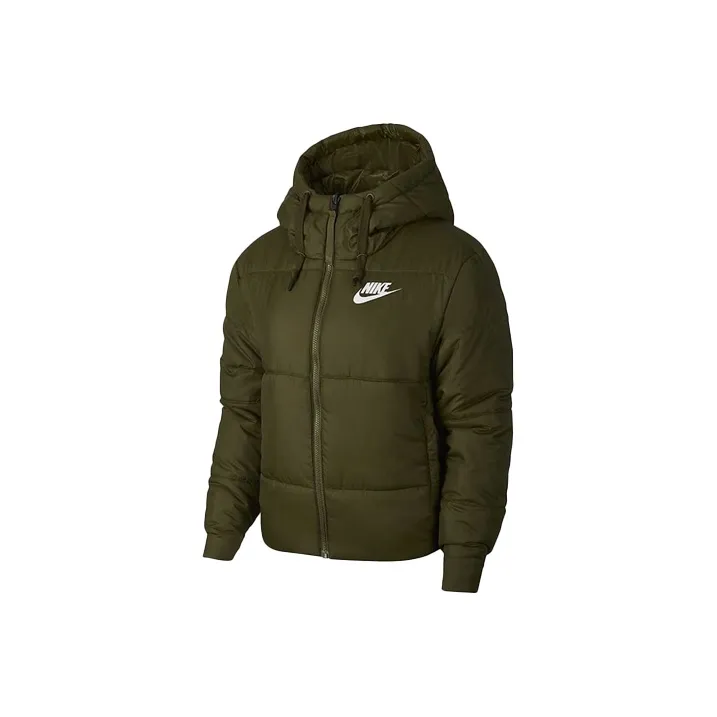 Nike Puffer Jacket Winter Women's Army Green