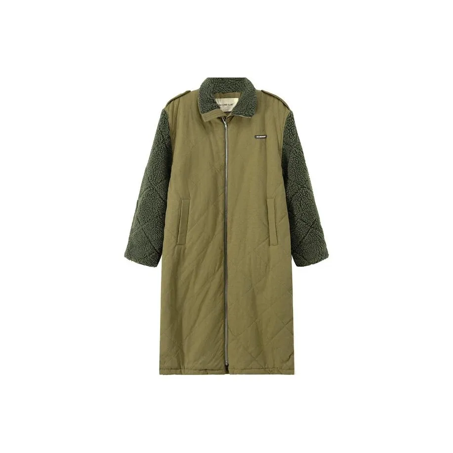 NO ONE ELSE Пуховая куртка Женская Горчично-зеленый