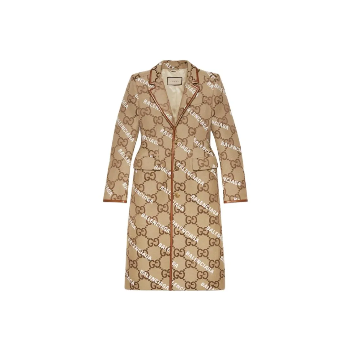 GUCCI FW23 Coats Coat Women's Khaki