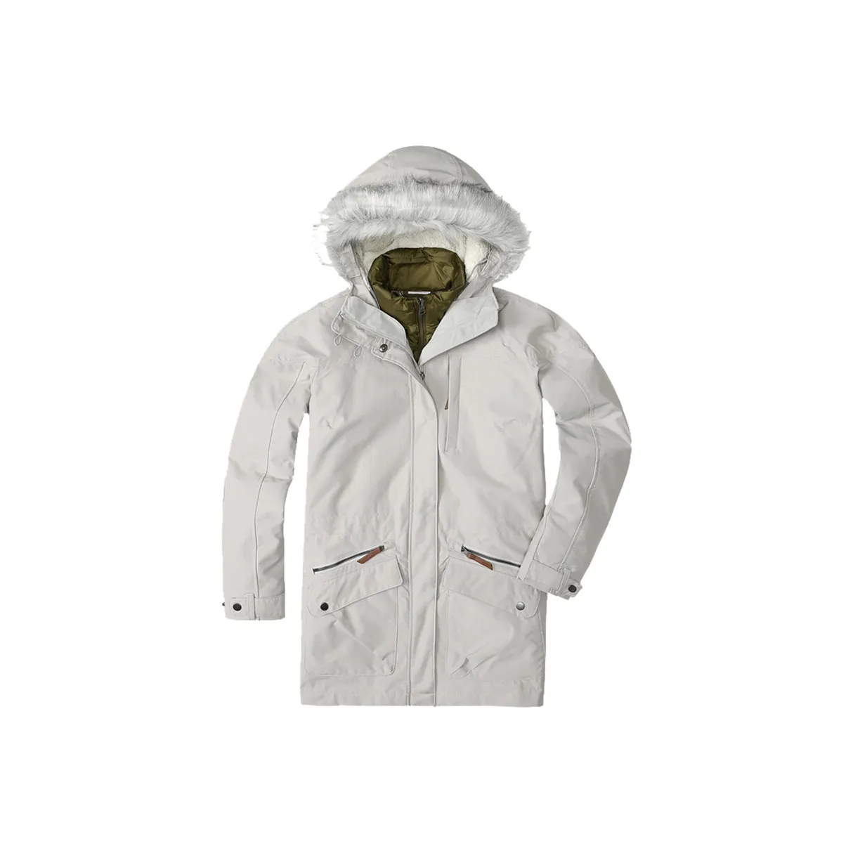Columbia Puffer Jackets Women's Light Gray