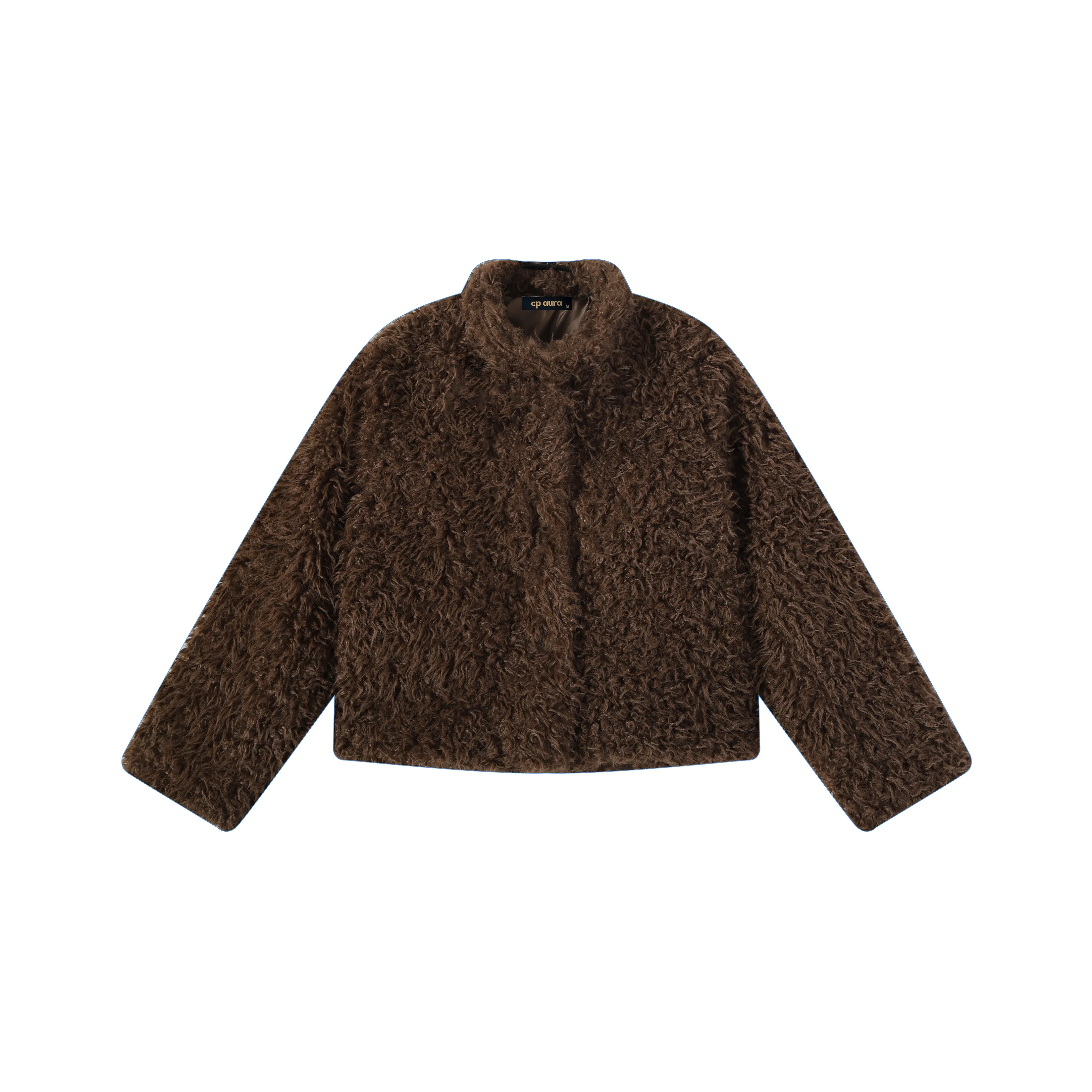 CPAURA Бархат Feel Куртка Женские Кофе