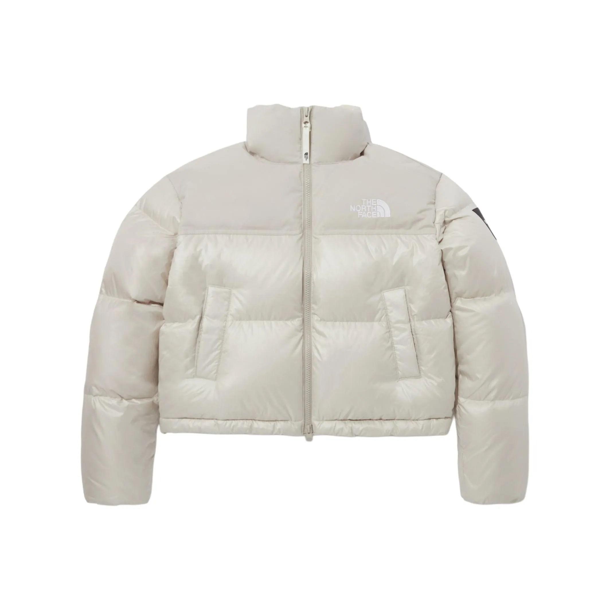 THE NORTH FACE Women's Novelty Nuptse Rds Down Jacket Cream Beige