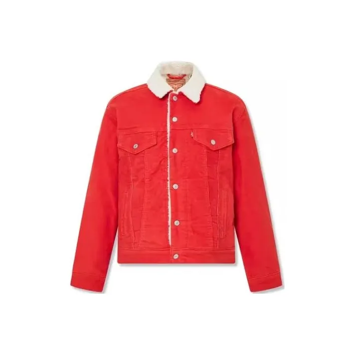 Levis Красный Женские Объёмные Куртки (Пуфы)