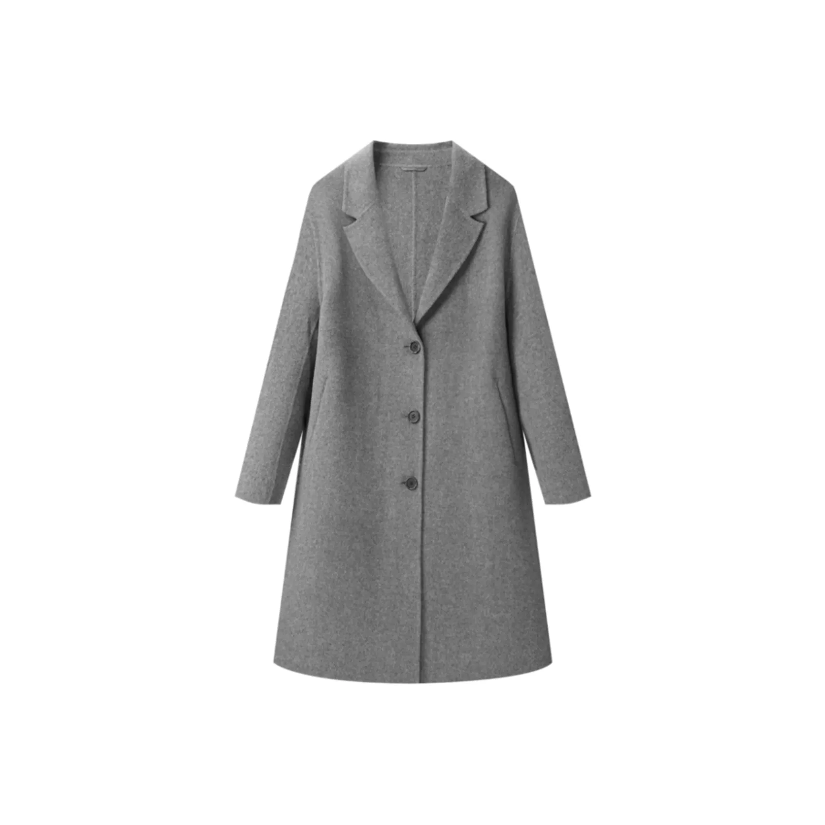 HLA ZACZENG Collaboration Coats Women's Medium Gray Y4