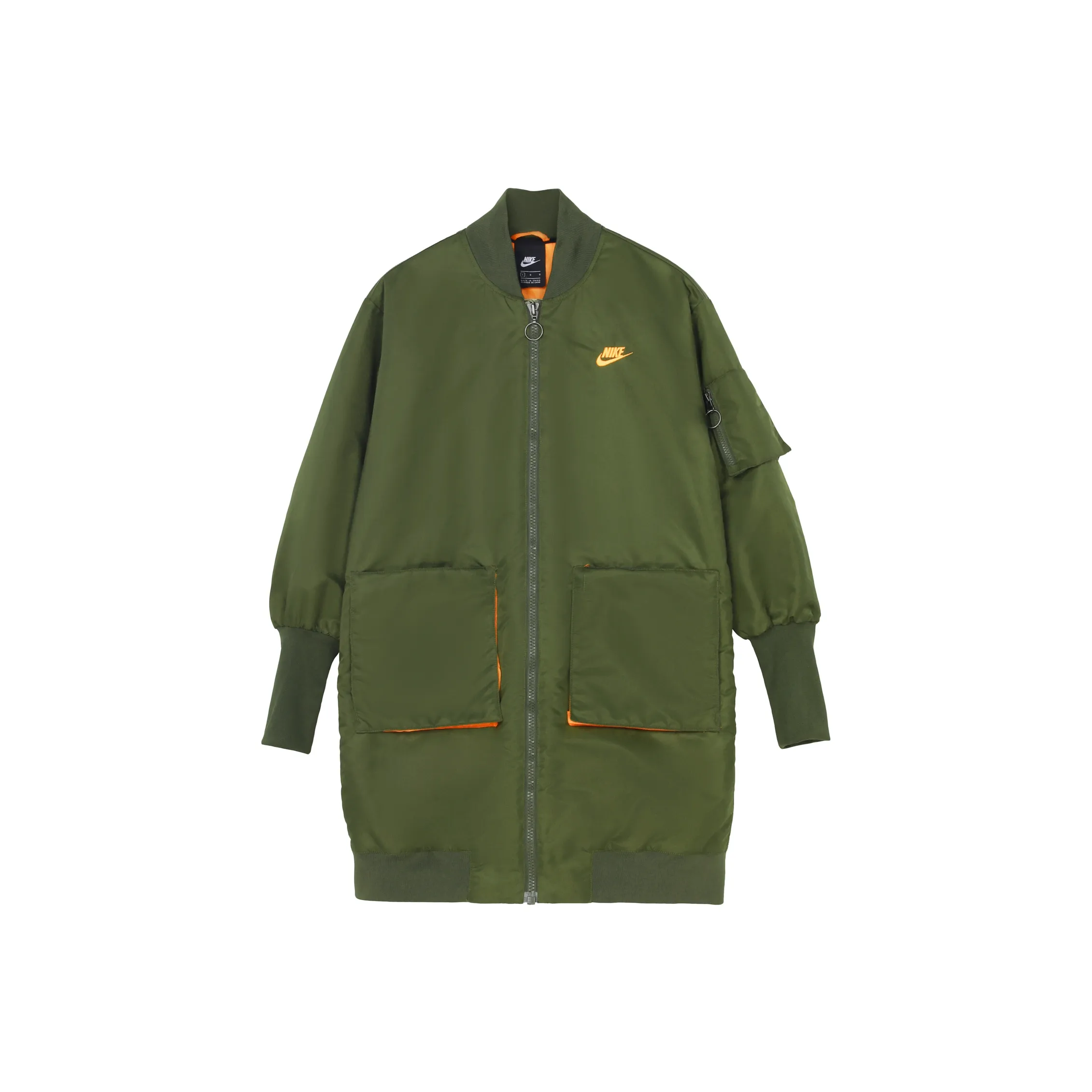 Nike Puffer Jacket Women's Canvas Olive Green
