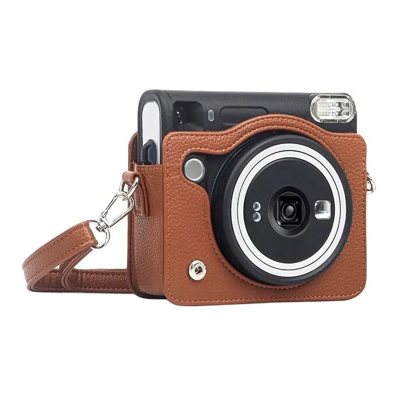 IXN Camera Bags Compatibility Fujifilm Instax SQ40 Vintage Fashion Polaroid Camera Protective Cover Storage Bag
