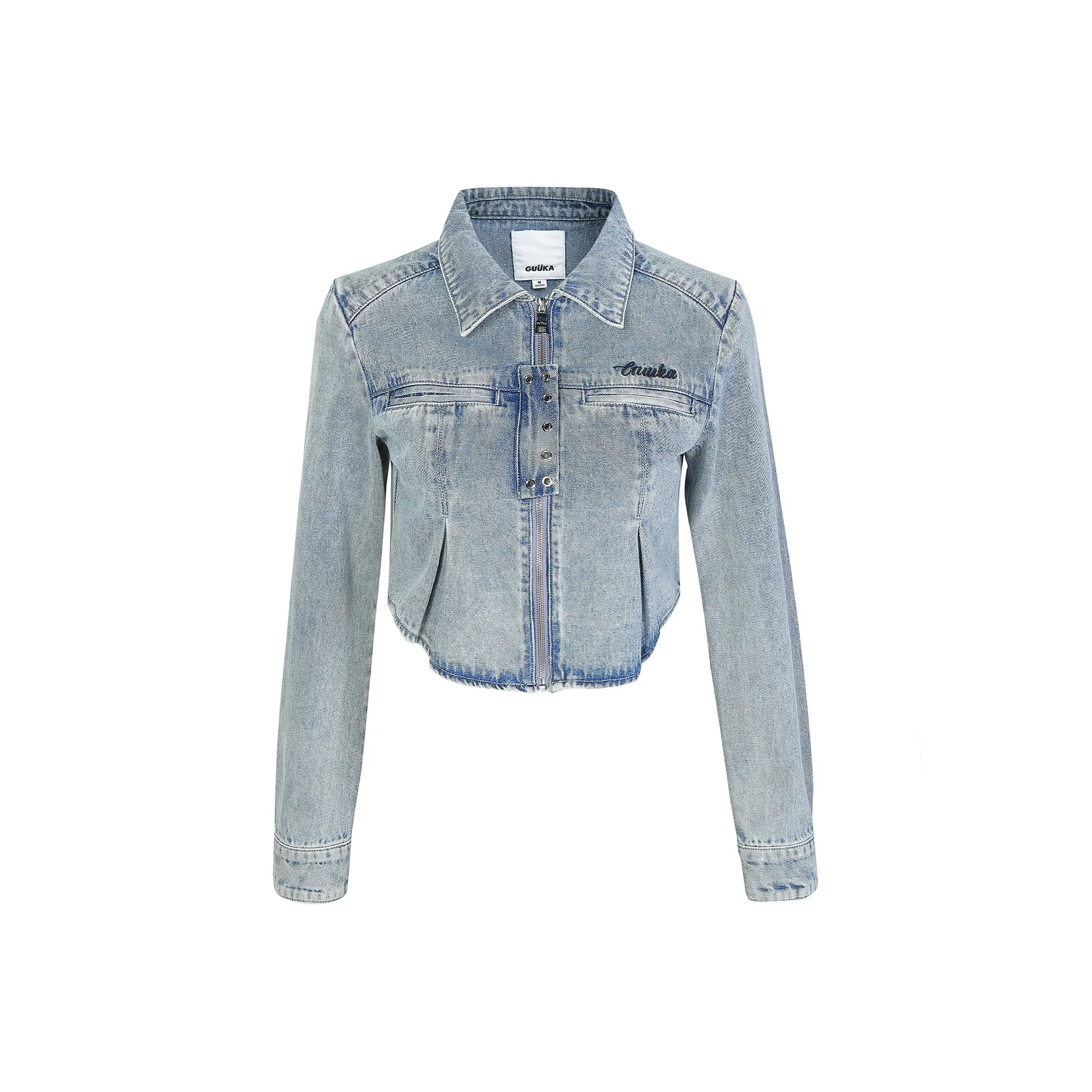 Guuka Hero Denim Куртка Женская Светло-Синяя